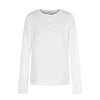 11KN Simple Soft Elastic Henry Crew Neck Front Shoulder Long Sleeve