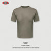 BE Women's Summer Long Staple Cotton Crew Neck Casual Sports Short Sleeve Front Shoulder T-Shirt