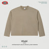 BE THRIVED Vintage Fried Snowflake Loose Solid Color Shoulder Long Sleeves