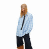BLACKBB Plaid Casual Lazy Shirt Long Sleeve