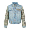MADEEXTREME Washed Camouflage Spliced Jacket