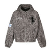 BLACKENERGY Retro Tiger and Leopard Full Print Hooded Zipper Tooling Jacket