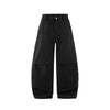 Brand Pleated Tailoring Loose Scimitar Trousers