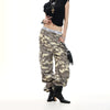 Jimmy Vintage High Street Straight Wide Leg Camo Overalls
