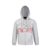 EME Retro Old Full Print Zipper Niche Design Hooded Sweater Jacket