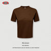 BE Women's Summer Long Staple Cotton Crew Neck Casual Sports Short Sleeve Front Shoulder T-Shirt
