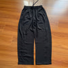 Following The Old Money Style Linen Blend Vertical Straight Trousers