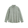 ANSWER ME Premium Retro Plaid Hem Burrs Shirt