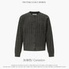 TRYTHMCLUB Knitted Cardigan Wool Sweater