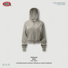 BE Autumn and Winter Heavy Embroidery Simple Hooded Zipper Sweater Trendy Brand Embroidered Jacket