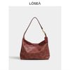 LOSEA Ruyi Moire Red Bridal Wedding Bag Shoulder Red Bag