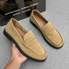 Business Versatile Casual One-Pedal Loafers Leather Shoes