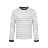 "Contrasting Pinstripes" Loose Casual Long-sleeved T-shirt Bottoming Shirt