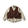 BUILTTOLAST Japanese Retro Functional Fake Two-piece Shirt