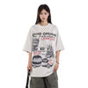 Jimmy Hand-painted Printed Loose Vintage Short Sleeve T-shirt