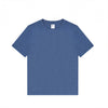 Following Color Yarn Texture Pure Cotton Light Skin Soft Crew Neck Short Sleeve T-Shirt