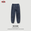 BE Men's Thin Fitness Tie Sweatpants Washed Loose Casual Pants