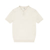 Following Old Money Wind Lyocell Striped Small V-Neck Knitted Sweater Short Sleeves