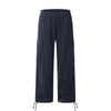 OREETA Straight Cotton Design Tooling Wide-leg Pants