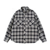 MAGMANS Flannel Plaid Shirt with Long Sleeves