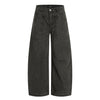 11KN Thin Washed and Old Three-dimensional Simple Casual Trousers