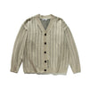 ORIGTEEN Striped Lazy Sweater Jacket