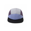 WASC Checked Contrasting Five-piece Cap Splicing Baseball Cap