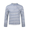 MADEEXTREME Contrast Texture Striped Long Sleeves