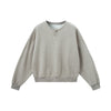 Henry Collar Solid Color Thermal Sweater