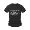 BLACKENERGY Design Sense Strap-on Punk Front Shoulder Sweet Cool Hottie Short Sleeve T-Shirt