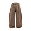 Lyocell Cool Lazy Wind Wide Leg Balloon Pants Overalls