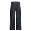 11KN Simple Drawstring Three-dimensional Loose and Thin Original Cow Blue Straight Jeans