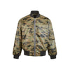 MADEEXTREME Camouflage PU Padded Leather Jacket
