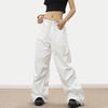 Jimmy Vintage Drawstring Wide Leg Slack Paratrooper Cargo Pants