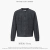 TRYTHMCLUB Knitted Cardigan Wool Sweater