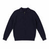 THREATENED Old Money V-neck Sweater Half Zipper Vintage Bottom Knitted Sweater