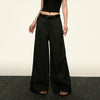 Jimmy Vintage Striped Suit Straight Wide Leg Casual Pants