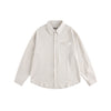 STAFFPICK Youth School Style Pinstripe Long Sleeve Shirt