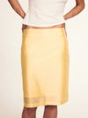 Alright Then Cotton Mulberry Silk Blended V-neck Shoulder Sleeve Shirt