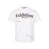 MADEEXTREME Cool Flat Textured Alphabet Print Short Sleeve T-Shirt