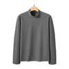 Inflation Thermal Fleece Semi-turtleneck Solid Color Bottoming Shirt Long Sleeve