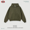 BE Street Fleece Heavy Hooded Zipper Sweater Scimitar Sweatpants Drop Casual Two-piece Set