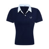 Jimmy Color-matching Plaid Slim-fitting Polo Collar T-shirt