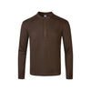 "Australian Wool" Henry Collar Solid Color Cleanfit Basic Bottom Close-fitting Long-sleeved Knitted Sweater