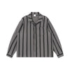 BSAPA Jacquard Casual Striped Long Sleeve Shirt