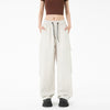 Thin Velvet Straight Pleated Slacks