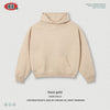BE Floral Yarn Loose Hooded Sweater Straight Trousers Set