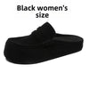 Platform-soled Casual One-pedal Versatile Boken Shoes