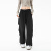 Thin Velvet Straight Pleated Slacks