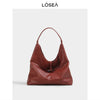 LOSEA Chinese Minimalist Large-capacity Tote Bag Red Shoulder Wedding Bag